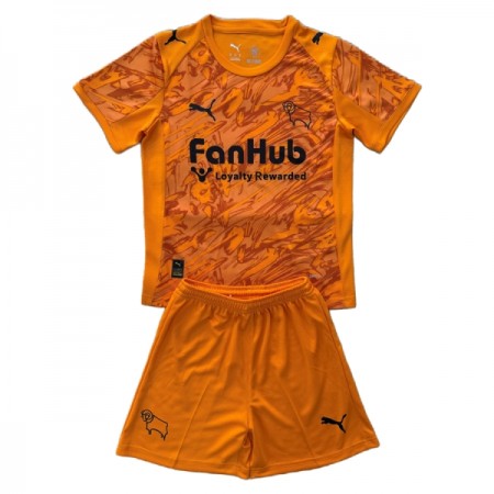 Derby County Doelman Tenue Oranje 2025-26  - Kids