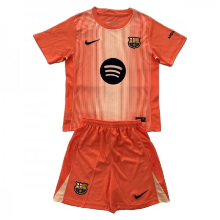FC Barcelona Doelman Tenue Oranje 2025-26  - Kids
