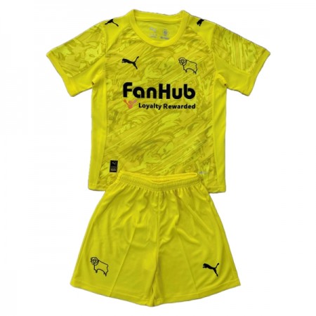 Derby County Doelman Tenue gele 2025-26  - Kids