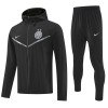 Inter Milan Zwarte Trainingsjack Capuchon 2025-26