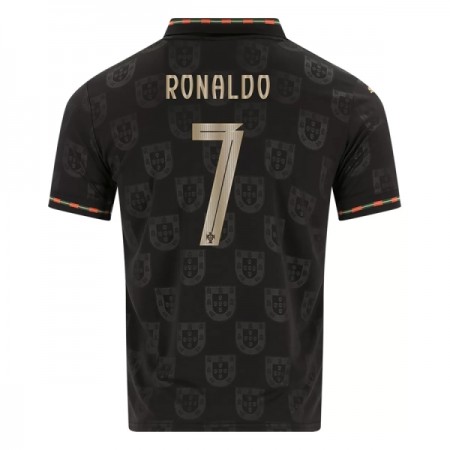 Portugal Black Panther Ronaldo 7 Shirt 2025-26