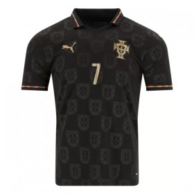 Portugal Black Panther Ronaldo 7 Shirt 2025-26