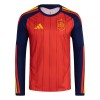 Spanje Thuisshirt World Cup 2026 Lange Mouw