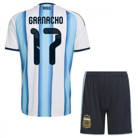 Argentinië Garnacho 17 Thuistenue World Cup 2026  - Kids