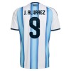 Argentinië J. Alvarez 9 Thuisshirt World Cup 2026