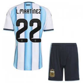 Argentinië Lautaro Martinez 22 Thuistenue World Cup 2026 - Kids