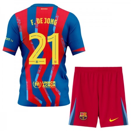 FC Barcelona Frenkie de Jong 21 Fourth Tenue 2025-26  - Kids