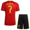 België De Bruyne 7 Thuistenue World Cup 2026  - Kids