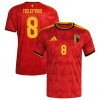 België Tielemans 8 Thuisshirt World Cup 2026 België Tielemans 8 Thuisshirt World Cup 2026