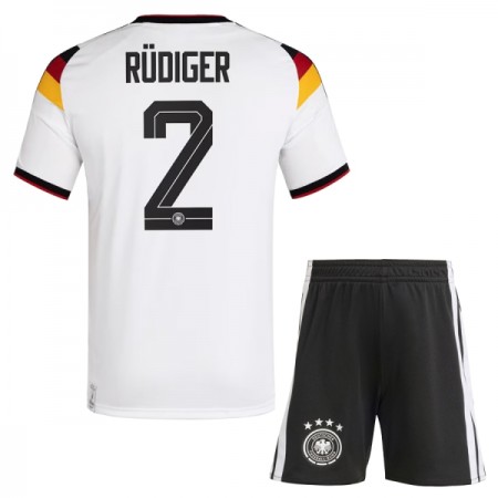 Duitsland Rudiger 2 Thuistenue World Cup 2026  - Kids