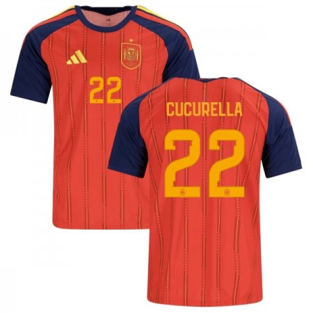 Spanje Cucurella 22 Thuisshirt World Cup 2026