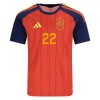 Spanje Cucurella 22 Thuisshirt World Cup 2026
