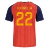 Spanje Cucurella 22 Thuisshirt World Cup 2026