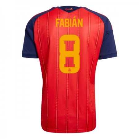 Spanje Fabian 8 Thuisshirt World Cup 2026