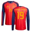 Spanje Lamine Yamal 19 Thuisshirt World Cup 2026 Lange Mouw