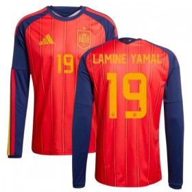 Spanje Lamine Yamal 19 Thuisshirt World Cup 2026 Lange Mouw