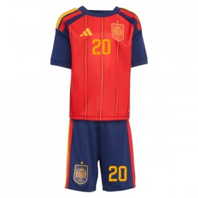 Spanje Pedri 20 Thuistenue World Cup 2026  - Kids