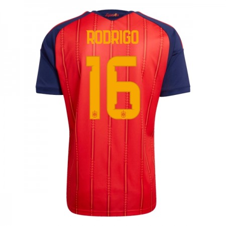 Spanje Rodrigo 16 Thuisshirt World Cup 2026