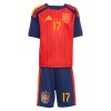 Spanje Williams JR 17 Thuistenue World Cup 2026  - Kids