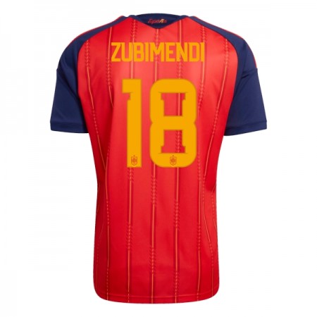 Spanje ZUBIMENDI 18 Thuisshirt World Cup 2026