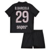 Paris Saint Germain B. Barcola 29 Jordan Fourth Tenue 2025-26  - Kids
