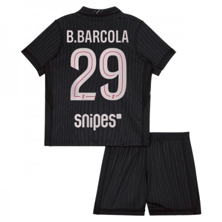 Paris Saint Germain B. Barcola 29 Jordan Fourth Tenue 2025-26  - Kids