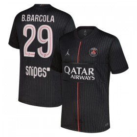 Paris Saint Germain B. Barcola 29 Jordan Vierde Shirt 2025-26