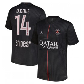 Paris Saint Germain D. Doue 14 Jordan Vierde Shirt 2025-26