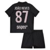 Paris Saint Germain Joao Neves 87 Jordan Fourth Tenue 2025-26 - Kids Paris Saint Germain Joao Neves 87 Jordan Fourth Tenue 2025-26 - Kids
