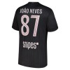 Paris Saint Germain Joao Neves 87 Jordan Vierde Shirt 2025-26