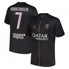 Paris Saint Germain Kvaratskhelia 7 Jordan Vierde Shirt 2025-26