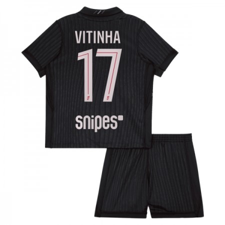 Paris Saint Germain Vitinha 17 Jordan Fourth Tenue 2025-26  - Kids