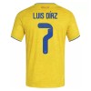 Colombia Luis Diaz 7 Thuisshirt World Cup 2026 Colombia Luis Diaz 7 Thuisshirt World Cup 2026