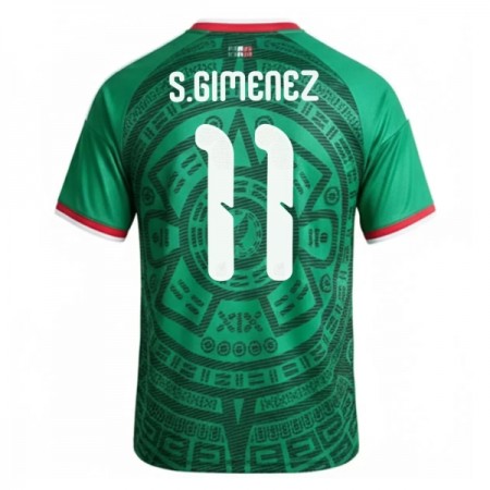 Mexico S.Gimenez 11 Thuisshirt World Cup 2026 Mexico S.Gimenez 11 Thuisshirt World Cup 2026