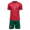 Portugal Ronaldo 7 Thuistenue World Cup 2026  - Kids