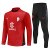 AC Milan Rode Trainings Sweatshirt Kwart-Zip 2025-26