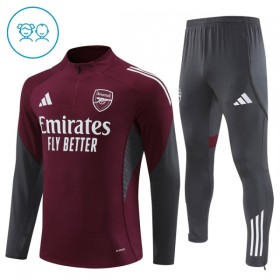 Arsenal Rode Trainings Sweatshirt Kwart-Zip 2025-26  - Kids