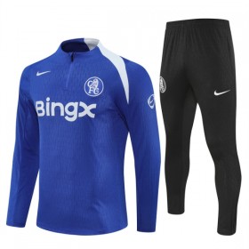 Chelsea Blauwe Trainings Sweatshirt Kwart-Zip 2025-26