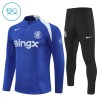Chelsea Blauwe Trainings Sweatshirt Kwart-Zip 2025-26 - Kids Chelsea Blauwe Trainings Sweatshirt Kwart-Zip 2025-26 - Kids