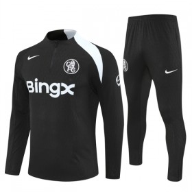 Chelsea Zwarte Trainings Sweatshirt Kwart-Zip 2025-26