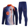 FC Barcelona Blauwe Trainings Sweatshirt Kwart-Zip 2025-26