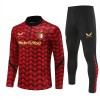 Feyenoord Rotterdam Rode Trainings Sweatshirt Kwart-Zip 2025-26