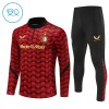 Feyenoord Rotterdam Rode Trainings Sweatshirt Kwart-Zip 2025-26  - Kids