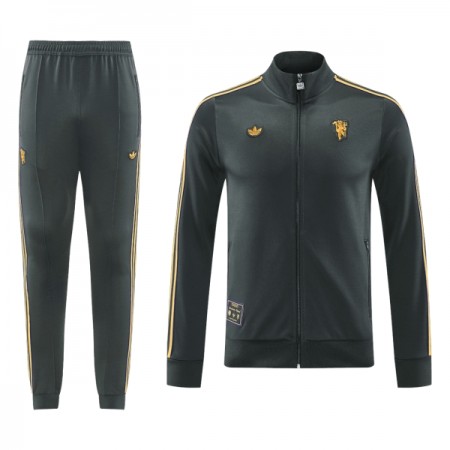 Manchester United Zwarte Trainingsjack Pak 2025-26