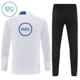 Paris Saint Germain Witte Trainings Sweatshirt Kwart-Zip 2025-26  - Kids