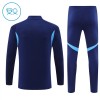 Real Madrid Navy Version Trainings Sweatshirt Kwart-Zip 2025-26  - Kids