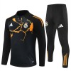 Real Madrid Zwarte Trainings Sweatshirt Kwart-Zip 2025-26