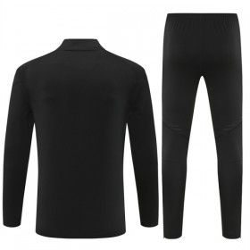 Real Madrid Zwarte Trainings Sweatshirt Kwart-Zip 2025-26