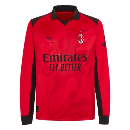 AC Milan Vierde Shirt 2025-26 Lange Mouw