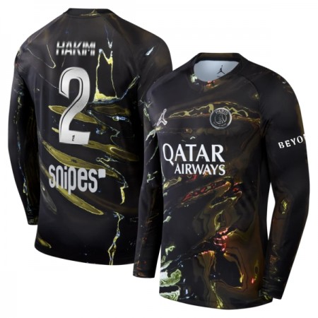 Paris Saint Germain Hakimi 2 Night Edition Shirt 2025-26 Lange Mouw